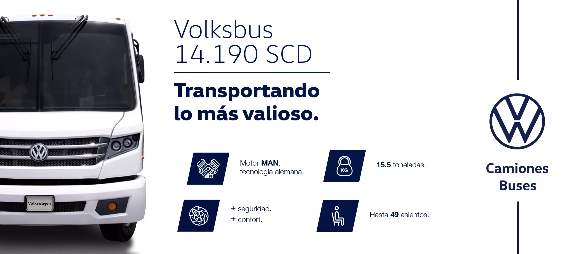 Autobús VW Volksbus 14.190 SCD